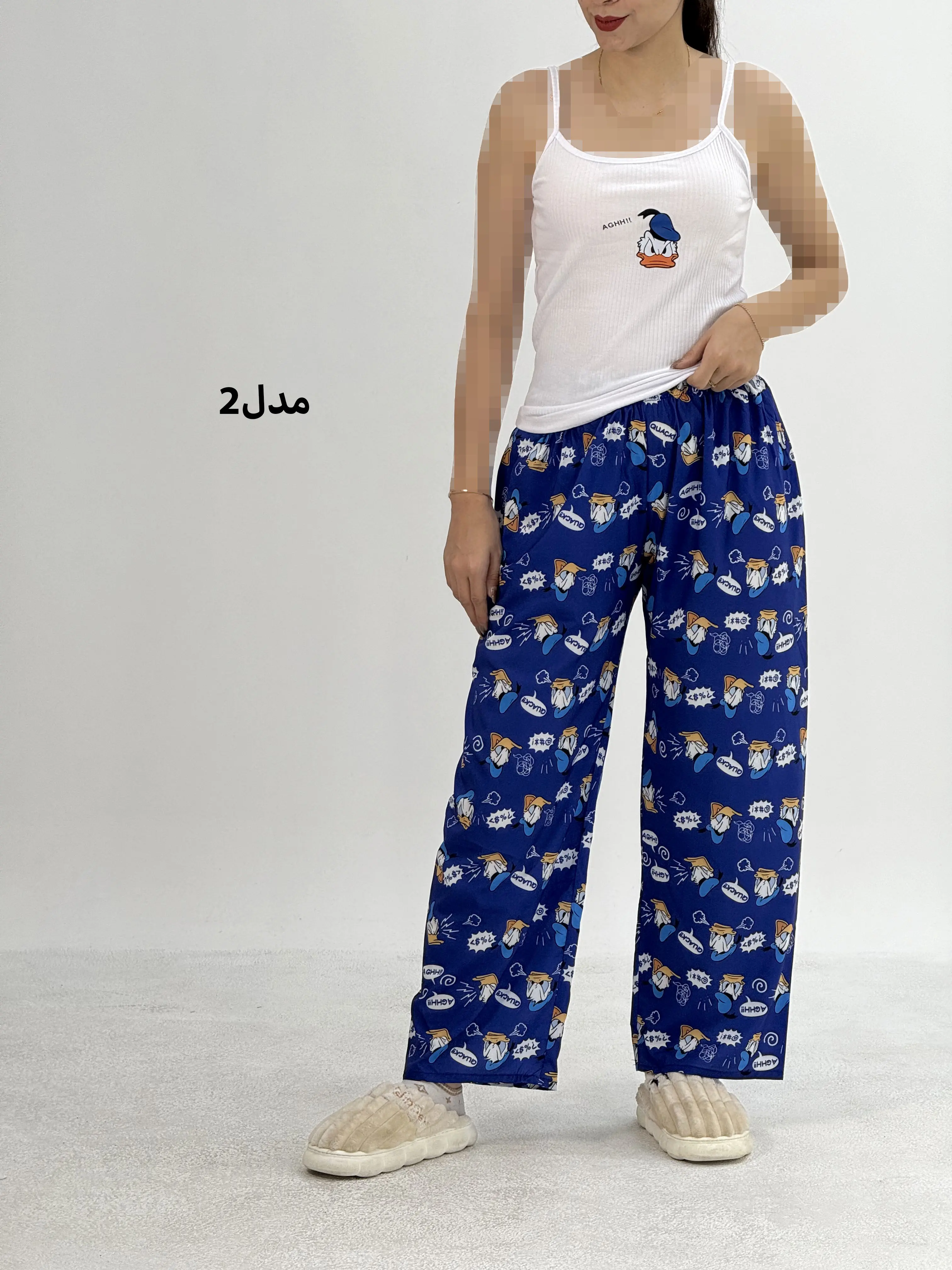 ست تاپ و شلوار زنانه چاپی|آراسز